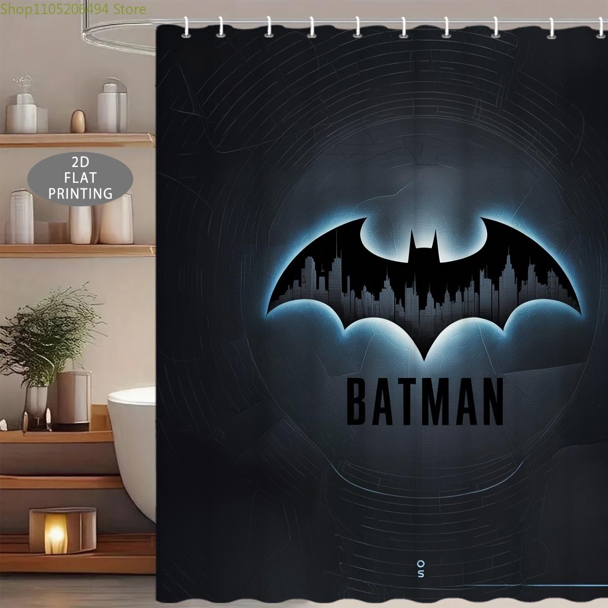 1pc 2D Flat Batman Dark City Themed Shower Curtain, Halloween & Christmas Decoration Gift for Rental Homes, Hotels, Modern Bat 90x180cm
1pc 2D Flat Batman Dark City Themed Shower Curtain, Halloween & Christmas Decoration Gift for Rental Homes, Hotels, Modern Bat 90x180cm