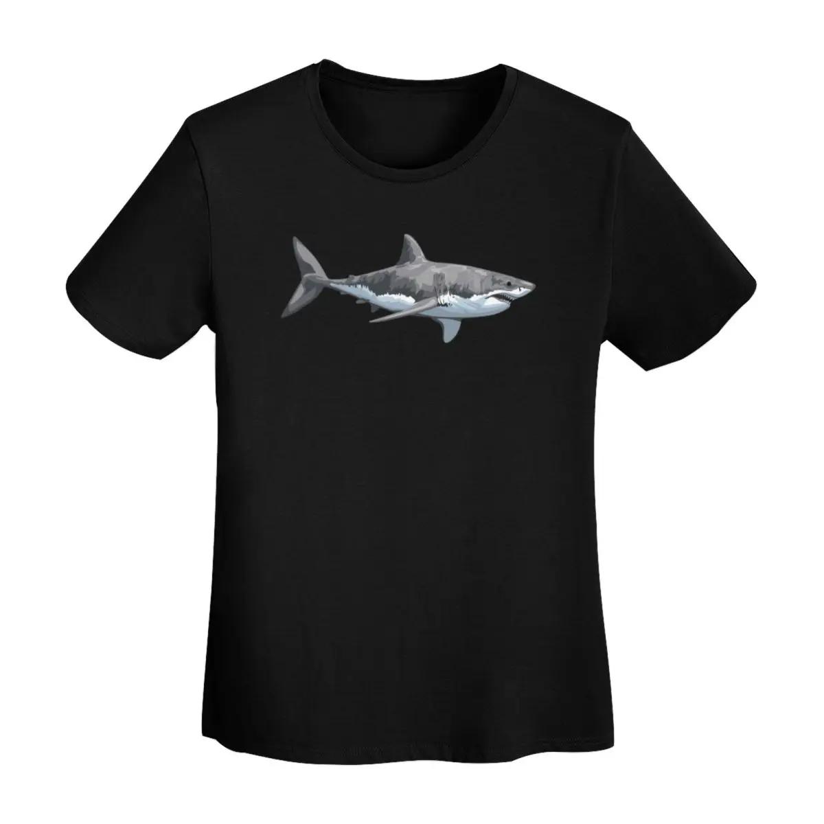 Great White Shark TShirt Women Short Sleeve T Shirts Round Neck Clothing Cotton Summer Tees Streetwear 4XL
Great White Shark TShirt Women Short Sleeve T Shirts Round Neck Clothing Cotton Summer Tees Streetwear 4XL