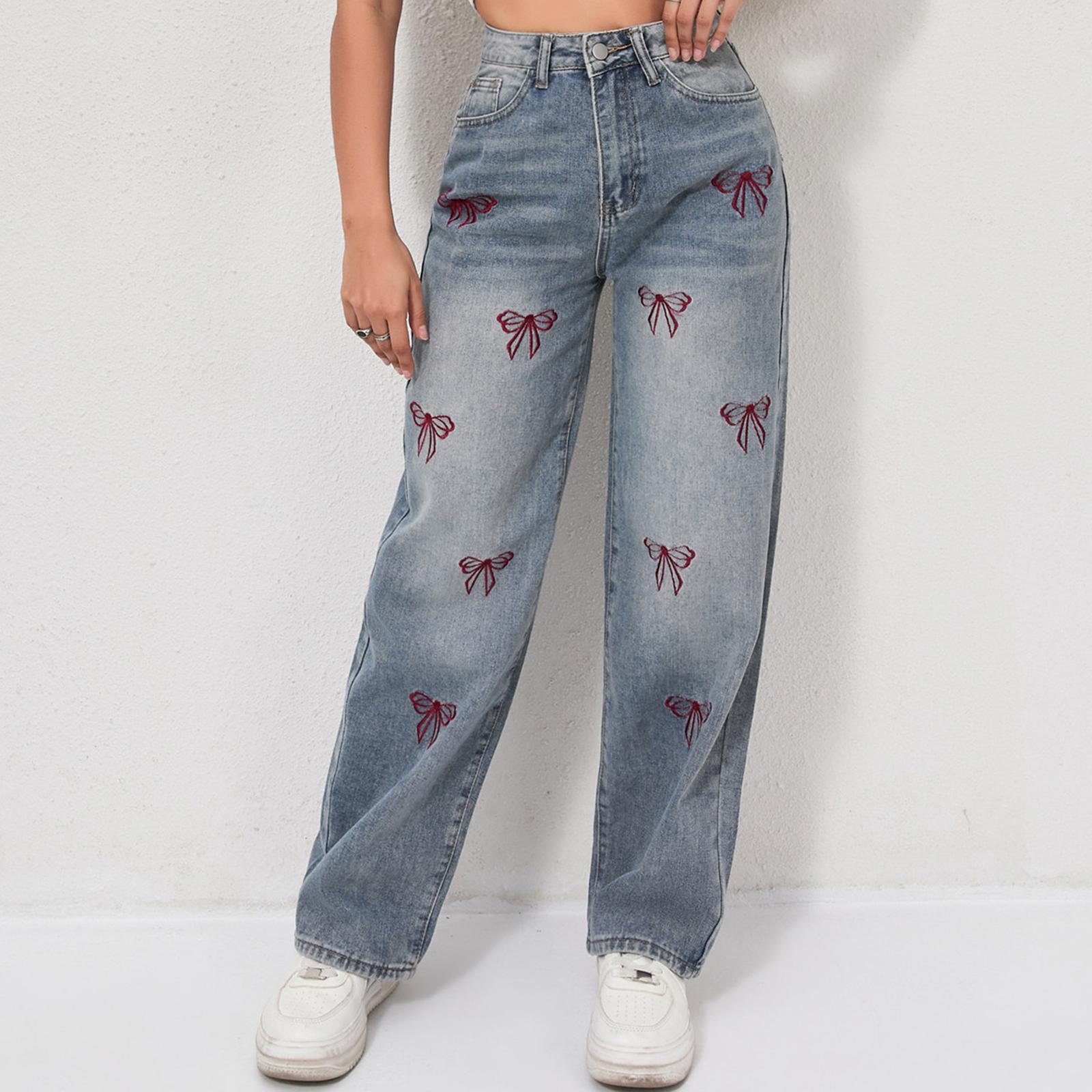 Женские джинсы средней посадки, эластичные, модные, прямые, джинсовые брюки с карманами XXL синий
Женские джинсы средней посадки, эластичные, модные, прямые, джинсовые брюки с карманами XXL синий