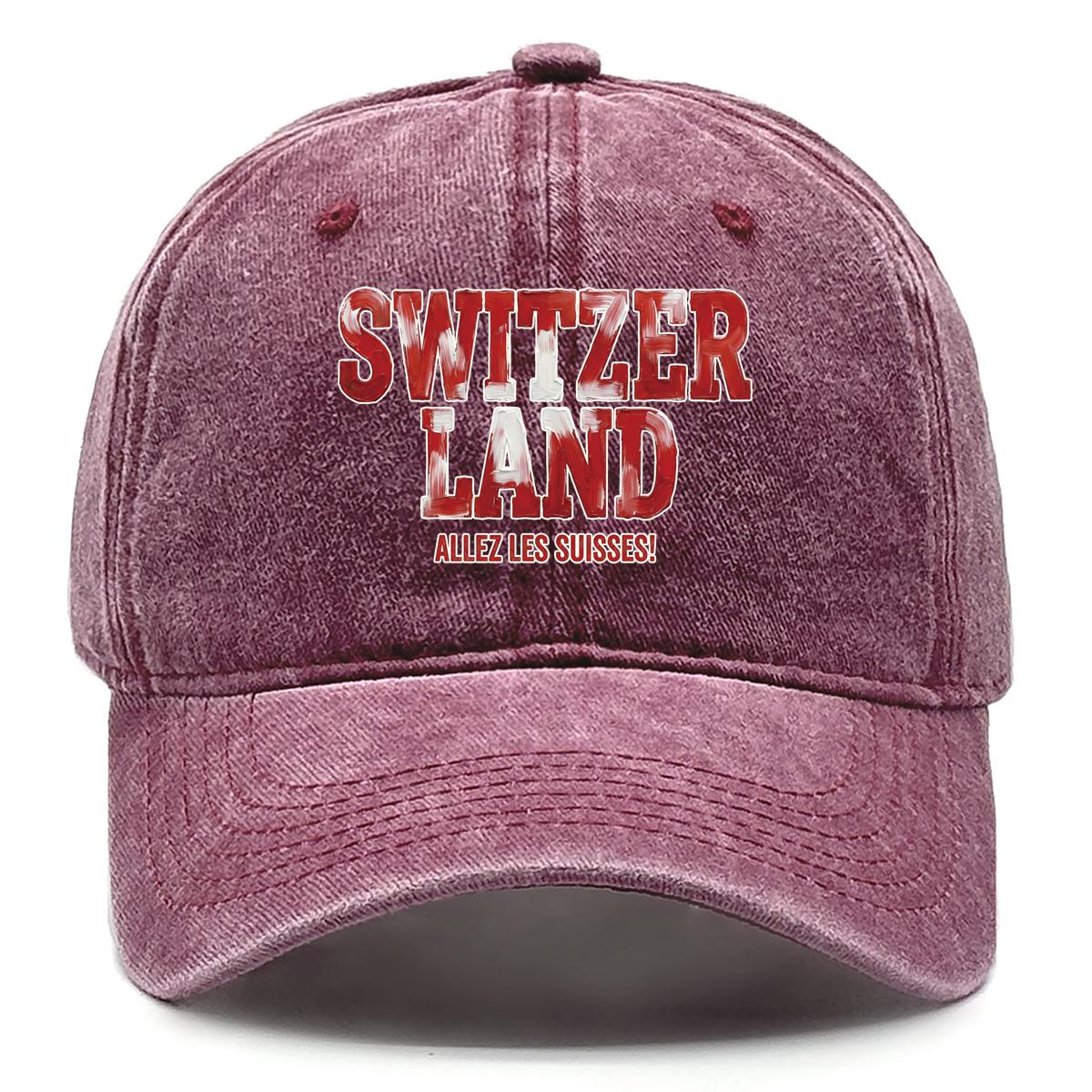 Baseball Hat With SWITZERLAND ALLEZ LES SUISSES Flag Printed , Adjustable Snapback Baseball Cap Unisex All-season Inelastic Hip Hop Dad Hat as the picture вино красного
Baseball Hat With SWITZERLAND ALLEZ LES SUISSES Flag Printed , Adjustable Snapback Baseball Cap Unisex All-season Inelastic Hip Hop Dad Hat as the picture вино красного