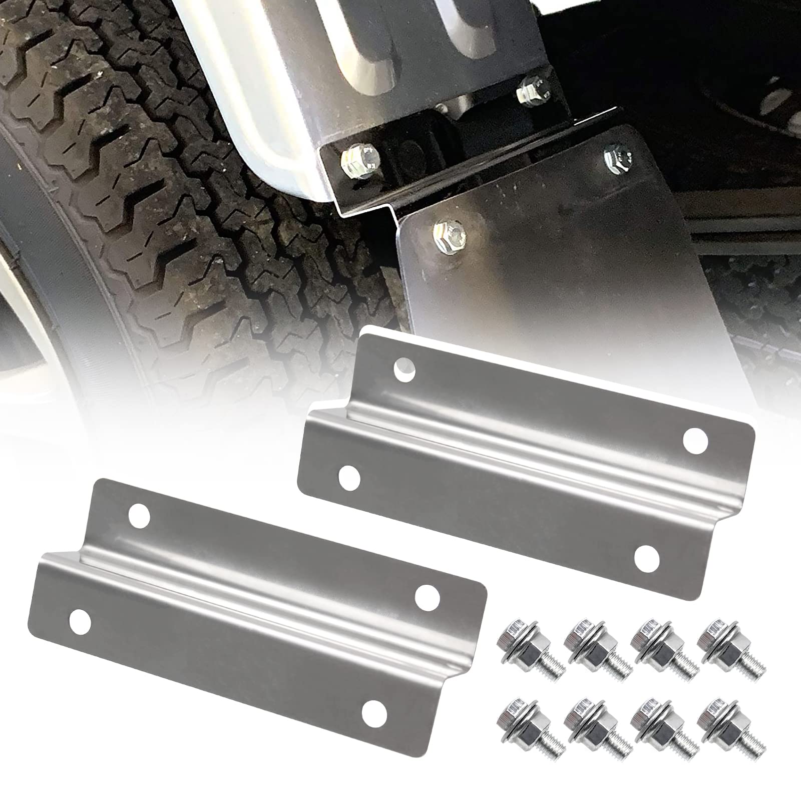 Sporacingrts Electroplated Stainless Steel Rear Fender Extension Brackets Fits Hijet Sambar Pixis Truck 2 Pieces - Truck, Truck, -
Sporacingrts Electroplated Stainless Steel Rear Fender Extension Brackets Fits Hijet Sambar Pixis Truck 2 Pieces - Truck, Truck, -