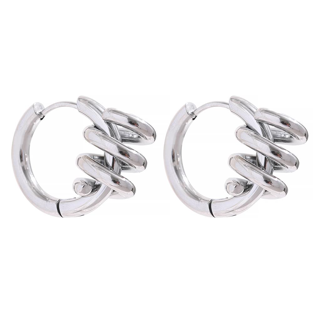 Yhpup Stainless Steel Twisted Hoop Earrings for Women Waterproof PVD Gold Plated Fashion Geometric Metal Jewelry Aretes De Mujer
Yhpup Stainless Steel Twisted Hoop Earrings for Women Waterproof PVD Gold Plated Fashion Geometric Metal Jewelry Aretes De Mujer