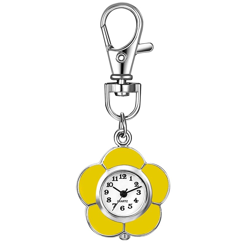 key ring clock cute flowers analog: clip watch waterproof upside down pocket watch quartz pocket watch - mountain climbing excursion running sports
key ring clock cute flowers analog: clip watch waterproof upside down pocket watch quartz pocket watch - mountain climbing excursion running sports