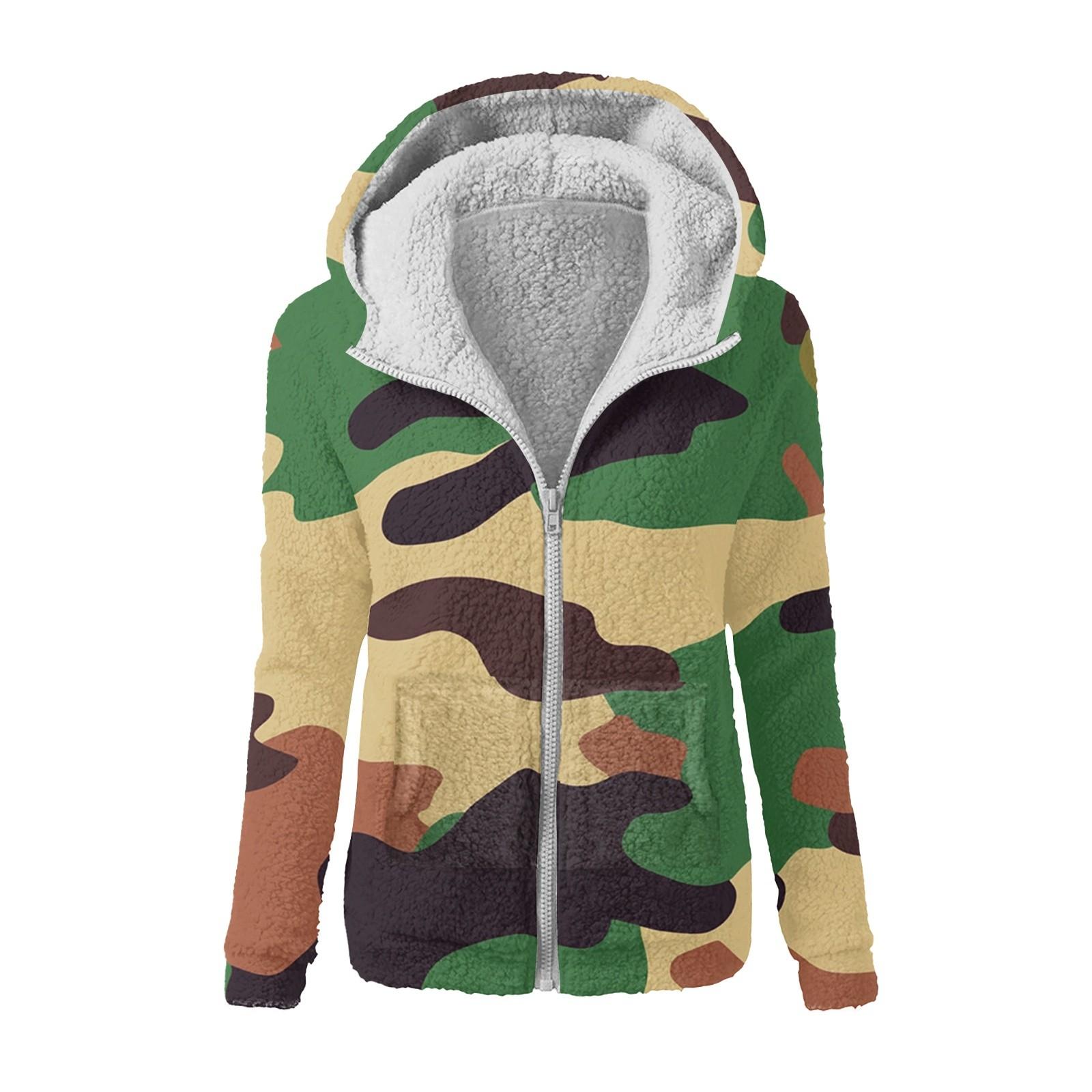 Женская зимняя камуфляжная повседневная модная плюшевая куртка-свитер на молнии с капюшоном L армия зеленый
Женская зимняя камуфляжная повседневная модная плюшевая куртка-свитер на молнии с капюшоном L армия зеленый