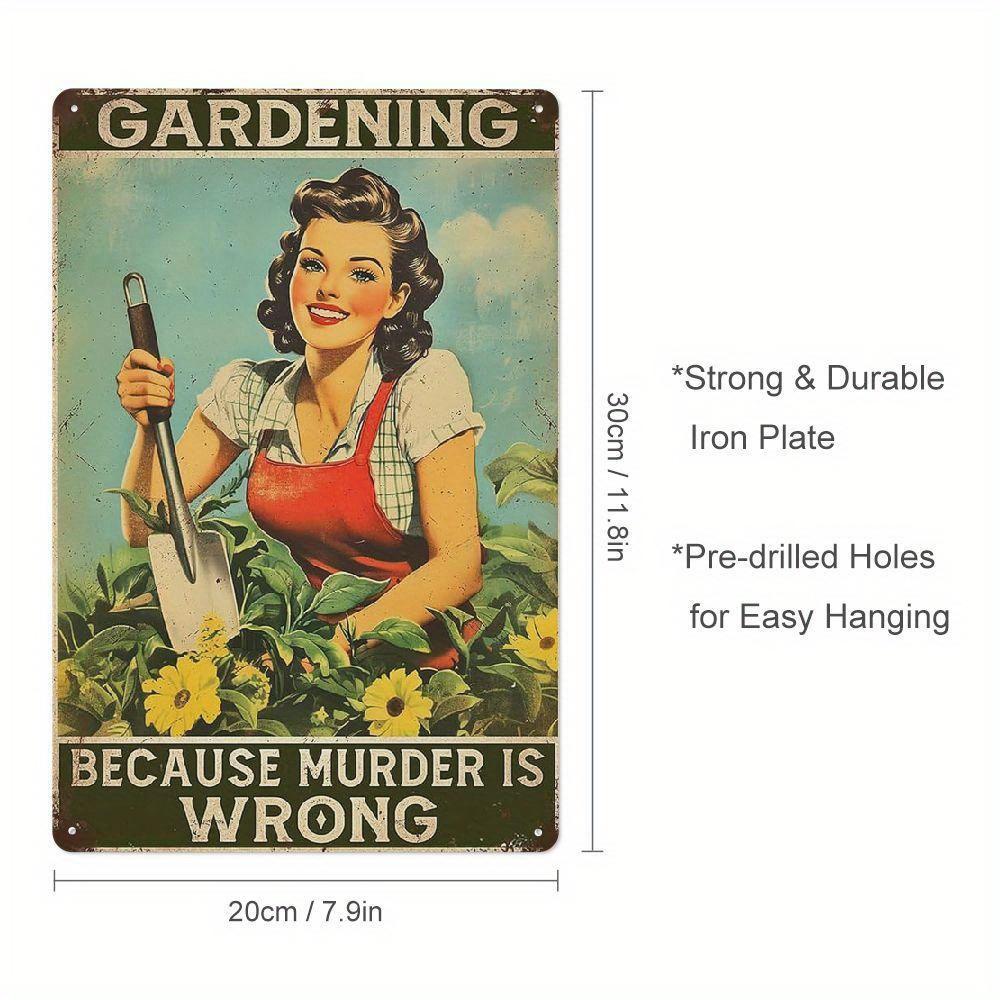 Vintage Style Iron Tin Sign Gardening Quote Decor Retro Gardening Lady Metal Plaque Garden Wall Art Mothers Day Perfect Gift 20x30cm(7.8x11.8inch)
Vintage Style Iron Tin Sign Gardening Quote Decor Retro Gardening Lady Metal Plaque Garden Wall Art Mothers Day Perfect Gift 20x30cm(7.8x11.8inch)