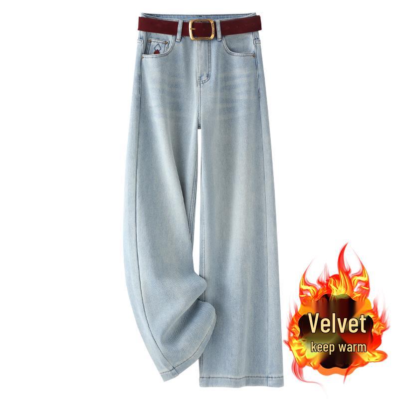 Light Retro Straight-Leg Jeans, Women s Fleece-Lined, Thickened, Autumn/Winter, Pear-Shaped, Loose Wide-Leg Pants (2024) 4XL
Light Retro Straight-Leg Jeans, Women s Fleece-Lined, Thickened, Autumn/Winter, Pear-Shaped, Loose Wide-Leg Pants (2024) 4XL