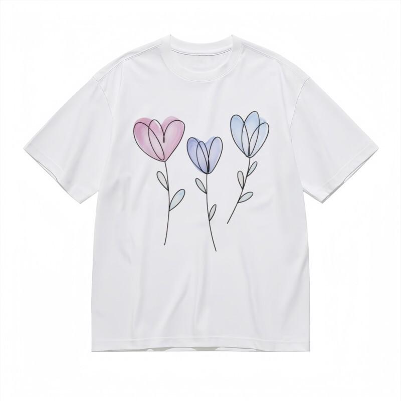 Women s Trend Classic T-Shirt Pink Purple Blue Floral Design 100% Cotton Tee 4XL
Women s Trend Classic T-Shirt Pink Purple Blue Floral Design 100% Cotton Tee 4XL