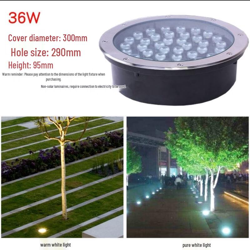 Надтонкий RGB LED вбудований у землю прожектор 36 Вт
Надтонкий RGB LED вбудований у землю прожектор 36 Вт