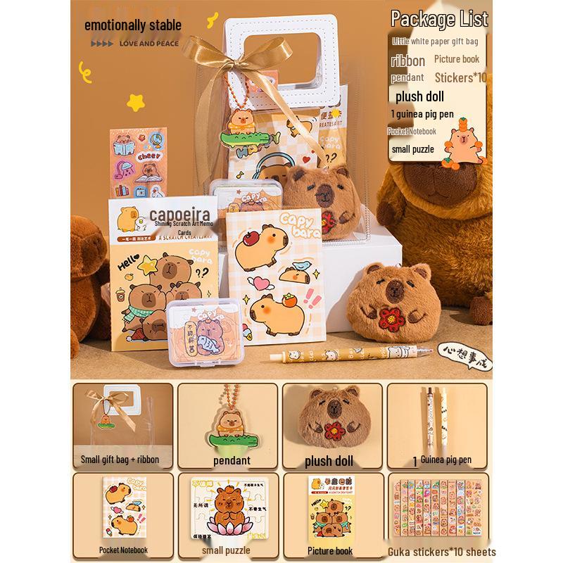 Capybara Gift Bag Set: Back to School Stationery Favors for Kindergarten & Primary Students
Capybara Gift Bag Set: Back to School Stationery Favors for Kindergarten & Primary Students