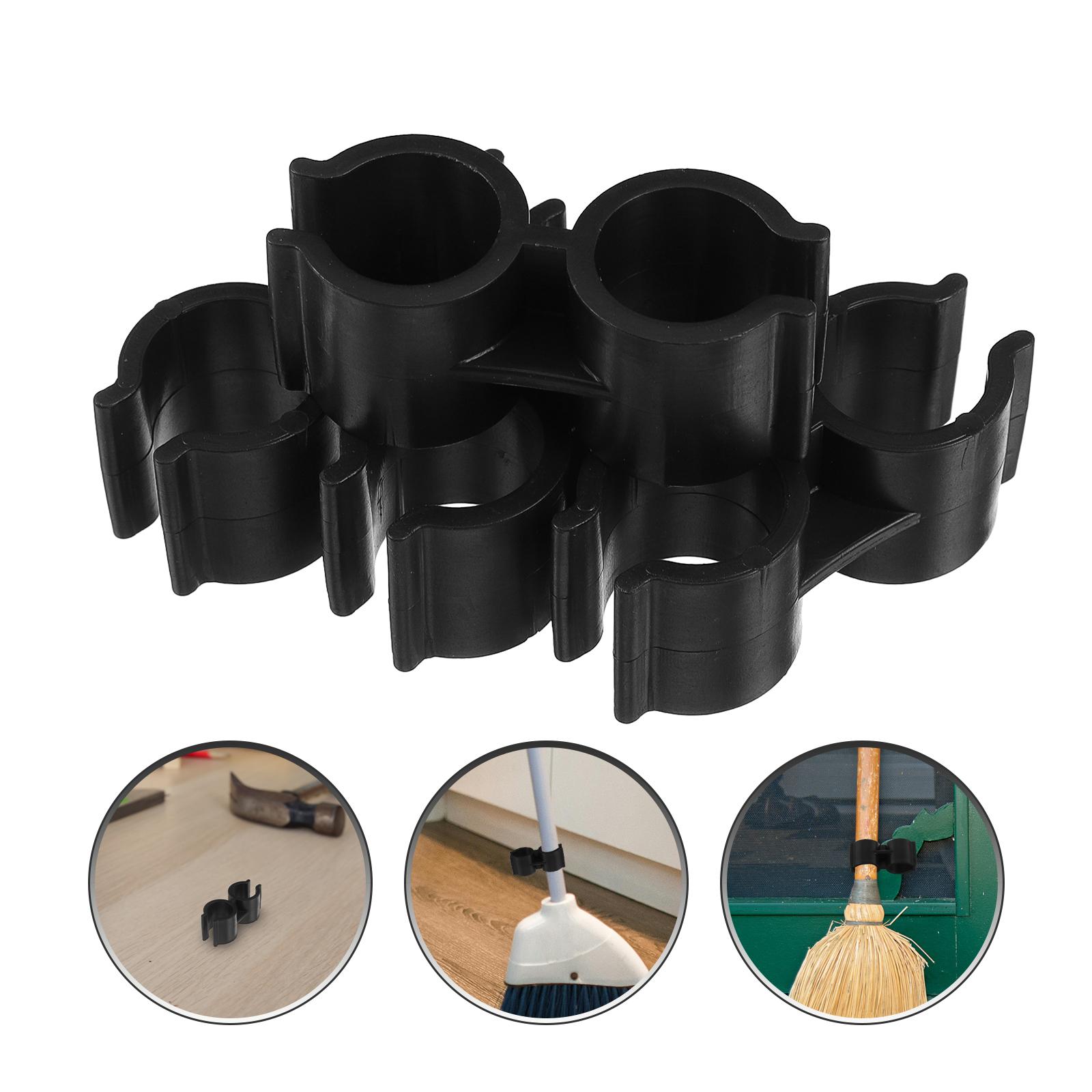 4 Pcs Dustpan Broom Connecting Buckle Pipe Fastening Clips Shelves Detachable Plastic Clamp Pole Connection чорний
4 Pcs Dustpan Broom Connecting Buckle Pipe Fastening Clips Shelves Detachable Plastic Clamp Pole Connection чорний