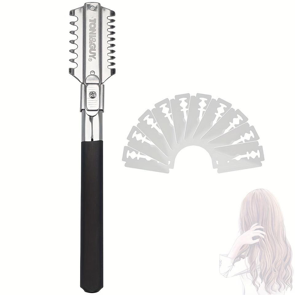 Двусторонняя бритва-триммер для прореживания волос, расческа для стрижки и укладки волос в домашних условиях и в салоне, ручная расческа для стрижки и филировки волос 11pcs
Двусторонняя бритва-триммер для прореживания волос, расческа для стрижки и укладки волос в домашних условиях и в салоне, ручная расческа для стрижки и филировки волос 11pcs