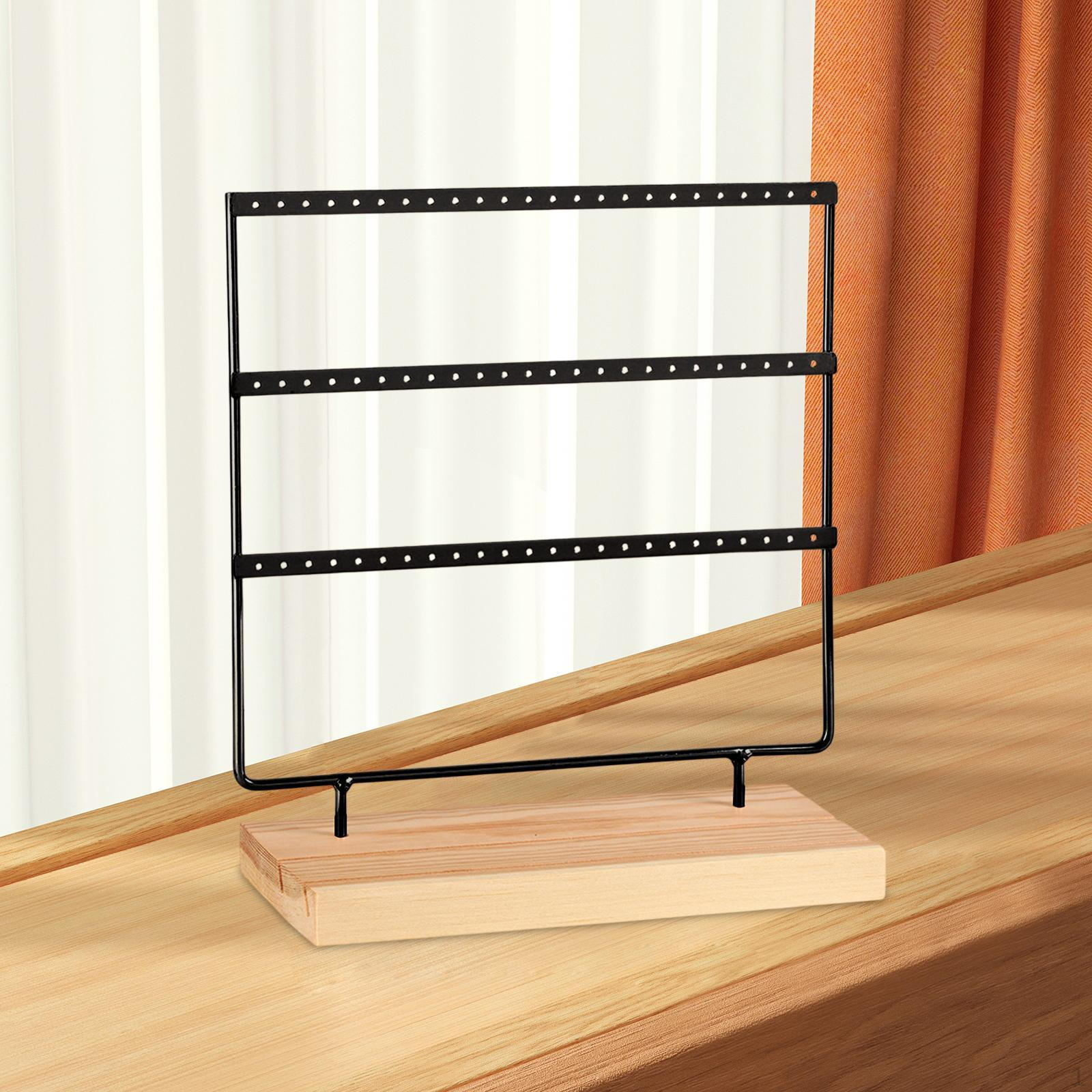 Держатель для сережек, органайзер для ювелирных изделий, подставка для ожерелья и браслета чёрный
Держатель для сережек, органайзер для ювелирных изделий, подставка для ожерелья и браслета чёрный