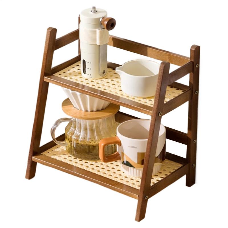 Coffee Mug Organizer 2-Tier Mug Holder Rack Coffee Bar Organizer Imitation Rattan Style Desktop Storage Shelf Water Bottle CHINA
Coffee Mug Organizer 2-Tier Mug Holder Rack Coffee Bar Organizer Imitation Rattan Style Desktop Storage Shelf Water Bottle CHINA