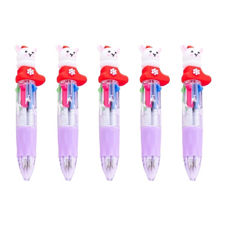 Ballpoint Pens Christmas Gift Set Of 5 Mini 4 Color Pens Space Saving Design For Students And Professional
Ballpoint Pens Christmas Gift Set Of 5 Mini 4 Color Pens Space Saving Design For Students And Professional