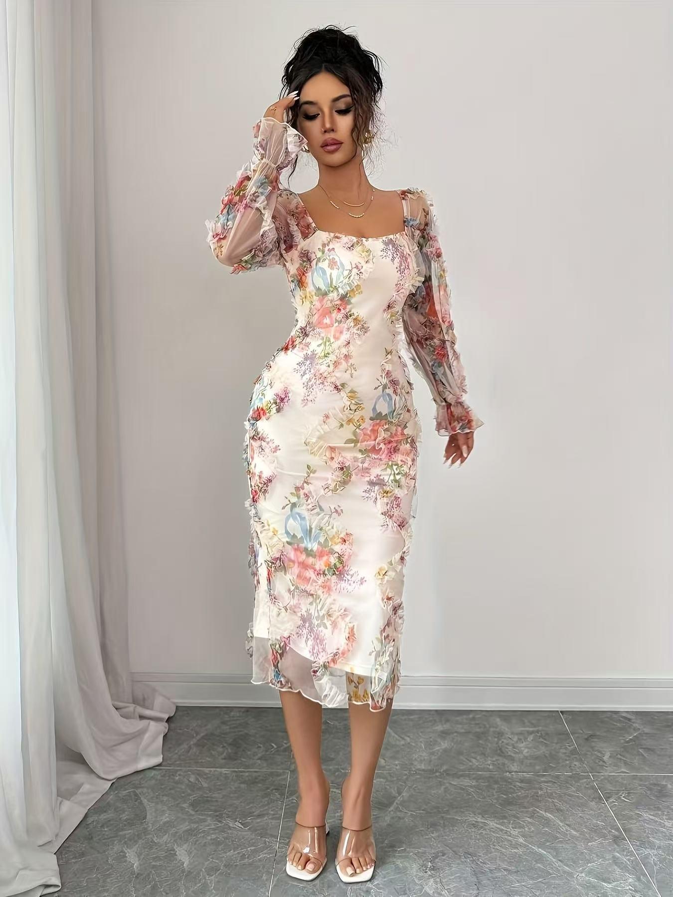 European Romantic Floral Mesh Lace Dress 2025 Medium квітковий
European Romantic Floral Mesh Lace Dress 2025 Medium квітковий