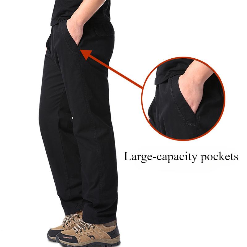 Повсякденні штани. Чоловічі весняно-осінні бавовняні штани-карго. Великі спортивні штани. Вільні прямі чоловічі робочі штани з еластичною талією. 6XL чорний
Повсякденні штани. Чоловічі весняно-осінні бавовняні штани-карго. Великі спортивні штани. Вільні прямі чоловічі робочі штани з еластичною талією. 6XL чорний