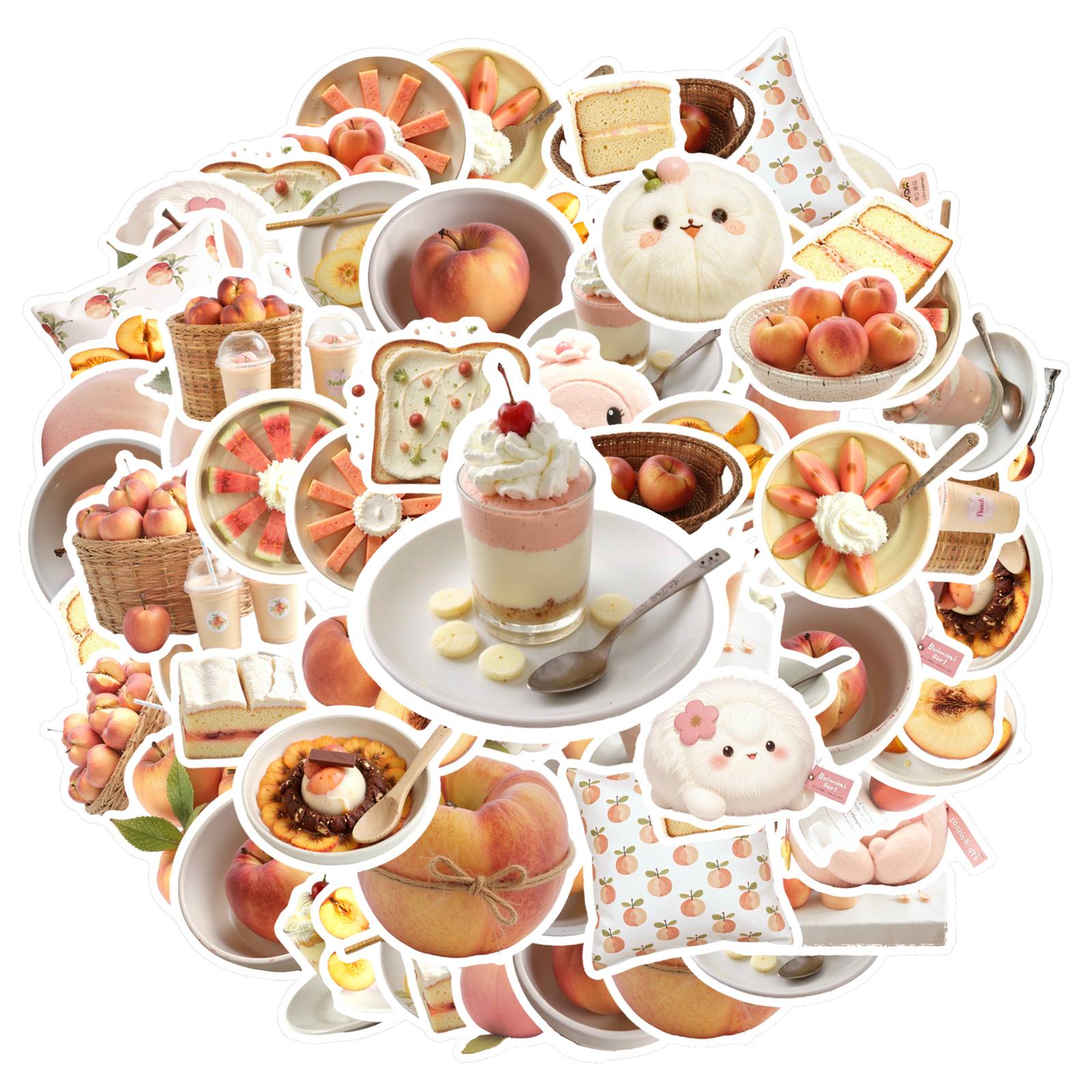 35pcs-50pcs Pastel Peach Stickers Cute Dessert Stationery Stickers Animal Stickers For DIY Phone Laptop Scrapbook Bike DIY
35pcs-50pcs Pastel Peach Stickers Cute Dessert Stationery Stickers Animal Stickers For DIY Phone Laptop Scrapbook Bike DIY