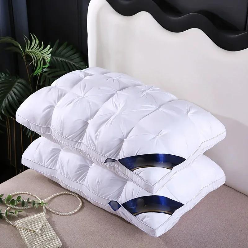 48x74cm Comfortable Pillows for Sleeping High Quality Sleep Pillow Deep Sleep Neck Pillow Does Not Collapse Pillow Hotel Pillow 48x74cm 800g
48x74cm Comfortable Pillows for Sleeping High Quality Sleep Pillow Deep Sleep Neck Pillow Does Not Collapse Pillow Hotel Pillow 48x74cm 800g