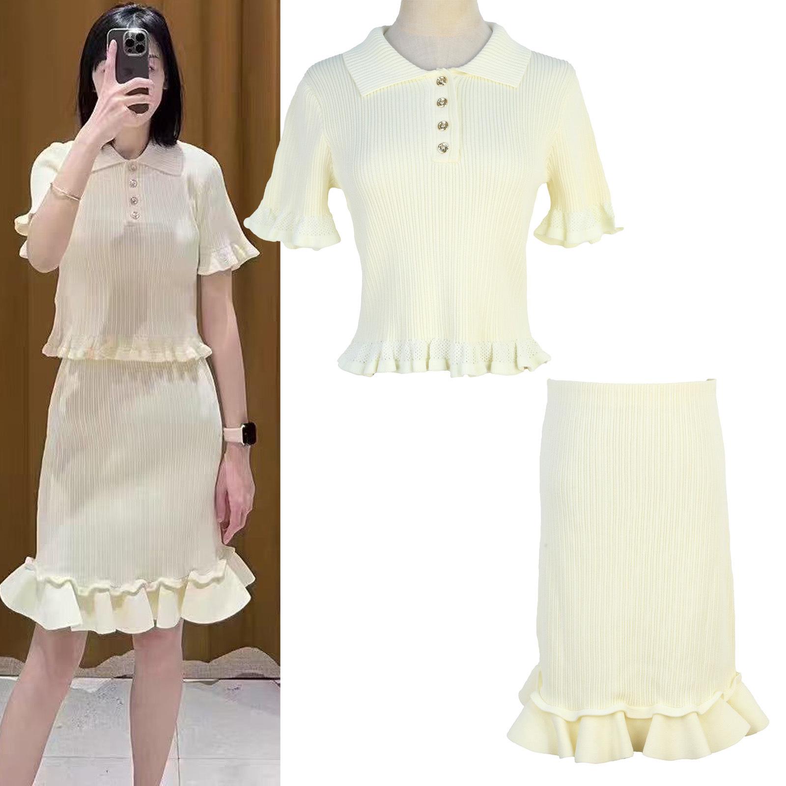 Retro French Doll Collar Slim Fishtail Dress - Sweet & Chic Summer Knitwear Small
Retro French Doll Collar Slim Fishtail Dress - Sweet & Chic Summer Knitwear Small