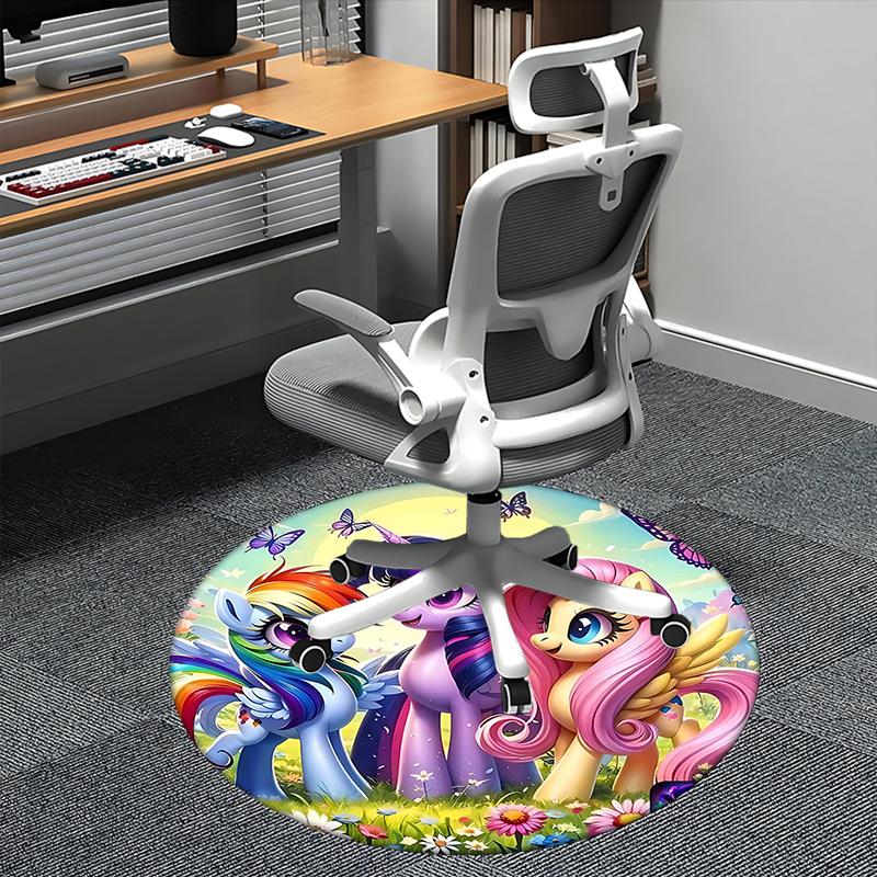 My Little Pony Friendship Chair mat Round Rug-Office carpet, Machine Washable, Non-slip, Suitable for Living Rooms, Bedrooms, Entryways, and 80cm by 80cm
My Little Pony Friendship Chair mat Round Rug-Office carpet, Machine Washable, Non-slip, Suitable for Living Rooms, Bedrooms, Entryways, and 80cm by 80cm