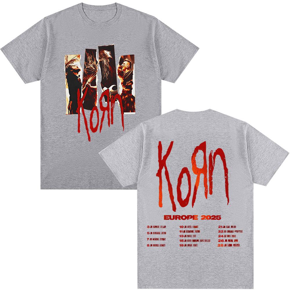 Korn Europe Tour 2026 Merch Tshirt Metal Gothic Rock Band Tees Unisex Women Vintage Oversized Y2K Short Sleeve Tshirt Streetwear 4XL
Korn Europe Tour 2026 Merch Tshirt Metal Gothic Rock Band Tees Unisex Women Vintage Oversized Y2K Short Sleeve Tshirt Streetwear 4XL