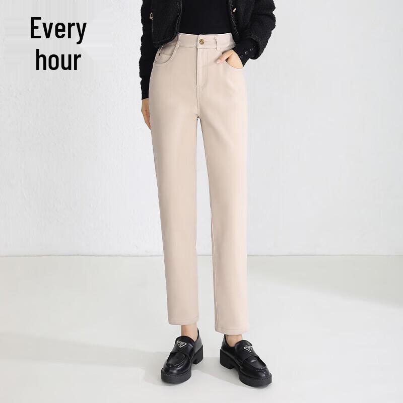 Women s Fleece-Lined Tapered Denim Dad Pants M
Women s Fleece-Lined Tapered Denim Dad Pants M