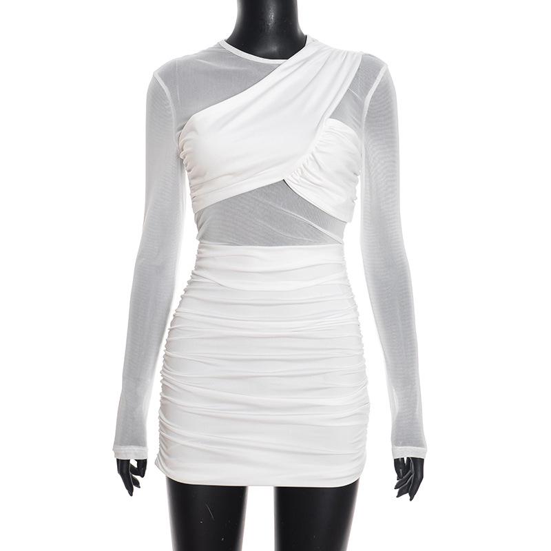 D25DS524 European & American Women s Winter Mesh Patchwork Bodycon Dress S
D25DS524 European & American Women s Winter Mesh Patchwork Bodycon Dress S