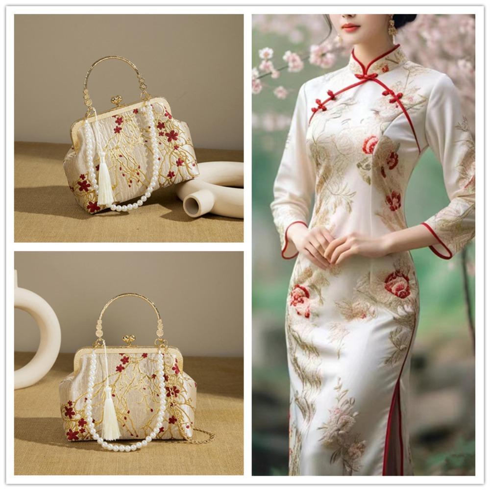 Элегантный вышитый банкетный мешок Cheongsam с замком-цепочкой Kiss Lock Сумка через плечо Сумки через плечо для женщин и дам
Элегантный вышитый банкетный мешок Cheongsam с замком-цепочкой Kiss Lock Сумка через плечо Сумки через плечо для женщин и дам
