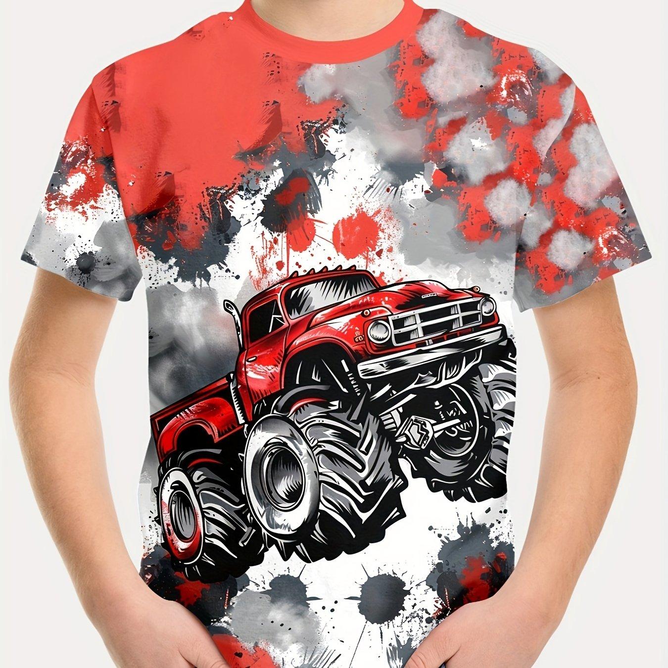 Детская одежда Футболка для мальчиков с коротким рукавом Креативный 3D Tie-Dye Trucks Print Детская летняя одежда Повседневная одежда для девочек с рисунком 160
Детская одежда Футболка для мальчиков с коротким рукавом Креативный 3D Tie-Dye Trucks Print Детская летняя одежда Повседневная одежда для девочек с рисунком 160