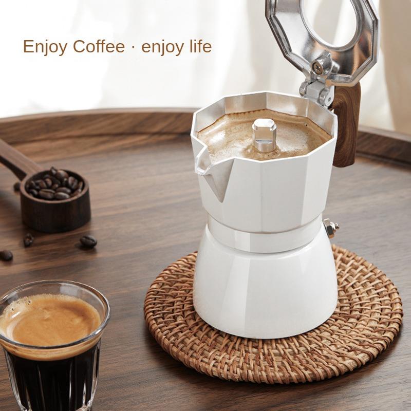 Double Valve Moka Pot Italian Coffee Machine Espresso Coffee Maker Coffee Pot Suitable for Home Office Outdoor Espresso Maker 
Double Valve Moka Pot Italian Coffee Machine Espresso Coffee Maker Coffee Pot Suitable for Home Office Outdoor Espresso Maker