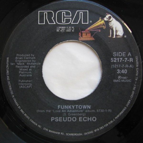 7-дюймовая пластинка PSEUDO ECHO Funkytown 52177R RCA 1987 Канада Танцевальная Электроника Б/у
7-дюймовая пластинка PSEUDO ECHO Funkytown 52177R RCA 1987 Канада Танцевальная Электроника Б/у