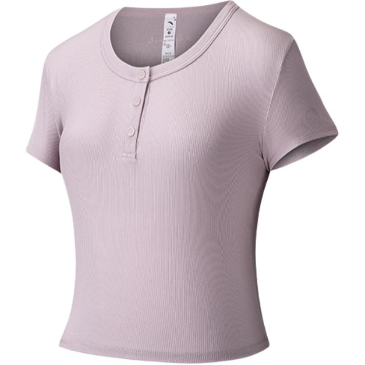 Anta Comfortable Simple Breathable Solid Color Versatile Casual Slim Fit Short Sleeve T-Shirt Women Tops Berry-Pink 162537115-1 XS
Anta Comfortable Simple Breathable Solid Color Versatile Casual Slim Fit Short Sleeve T-Shirt Women Tops Berry-Pink 162537115-1 XS