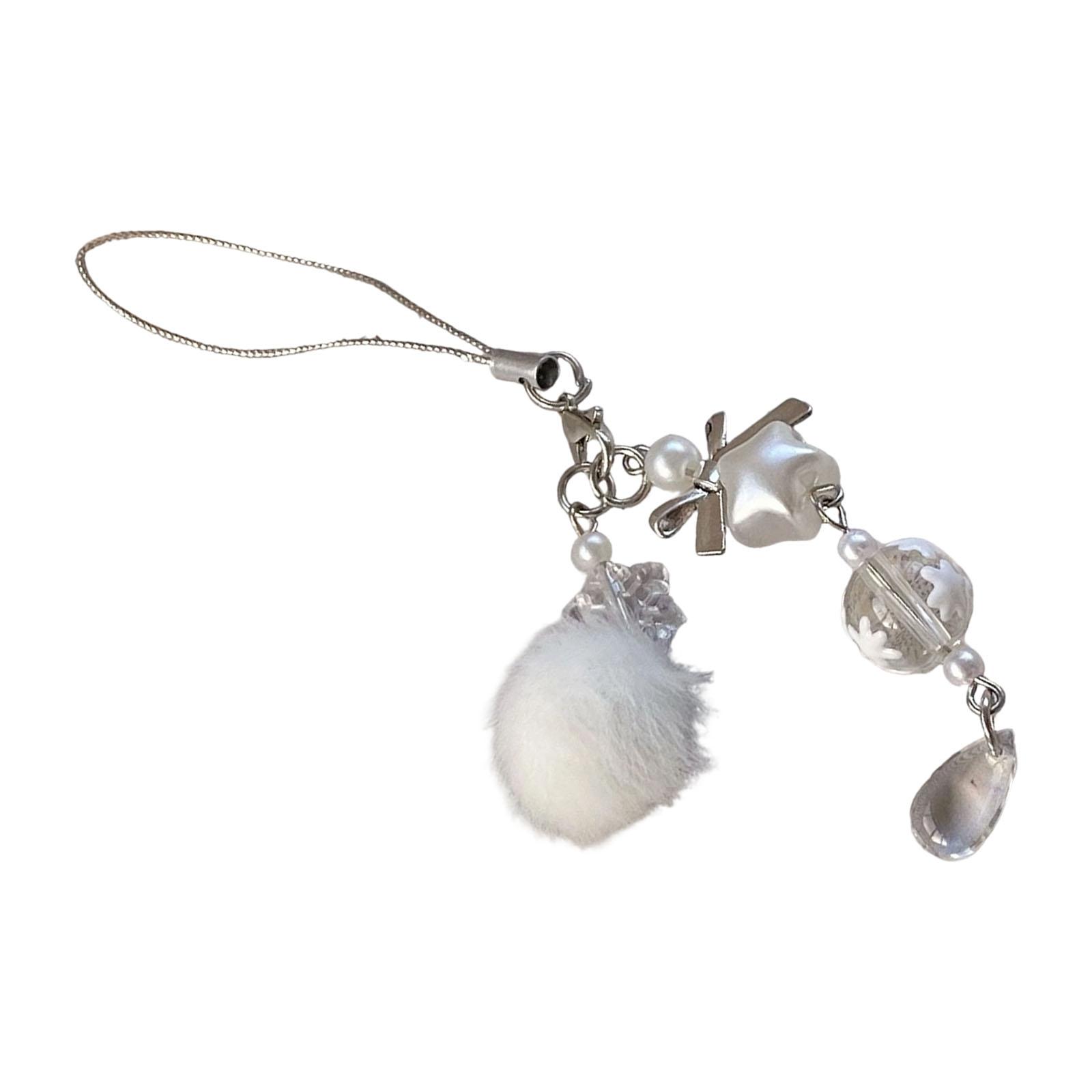 Delicate Snowflake Designs Phone Strap Plush Pendant Accessory For Seasonal Gift
Delicate Snowflake Designs Phone Strap Plush Pendant Accessory For Seasonal Gift