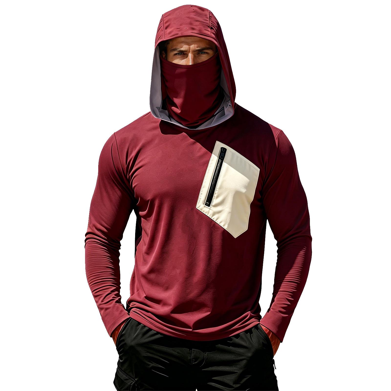 Men s Casual Hooded Long Sleeve Sunscreen Top XL винний
Men s Casual Hooded Long Sleeve Sunscreen Top XL винний