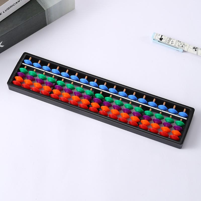 1Pcs Portable Chinese 13/17 Digits Column Abacus Arithmetic Soroban Calculating Counting Math Learning Tool For Children A2
1Pcs Portable Chinese 13/17 Digits Column Abacus Arithmetic Soroban Calculating Counting Math Learning Tool For Children A2