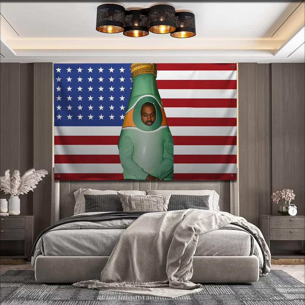 Kanye West YE Funny Flag Flat Print Versatile for Bedroom Party Living Room Balcony Outdoor Wall Decor Banner 74x94cm(29x37in)
Kanye West YE Funny Flag Flat Print Versatile for Bedroom Party Living Room Balcony Outdoor Wall Decor Banner 74x94cm(29x37in)