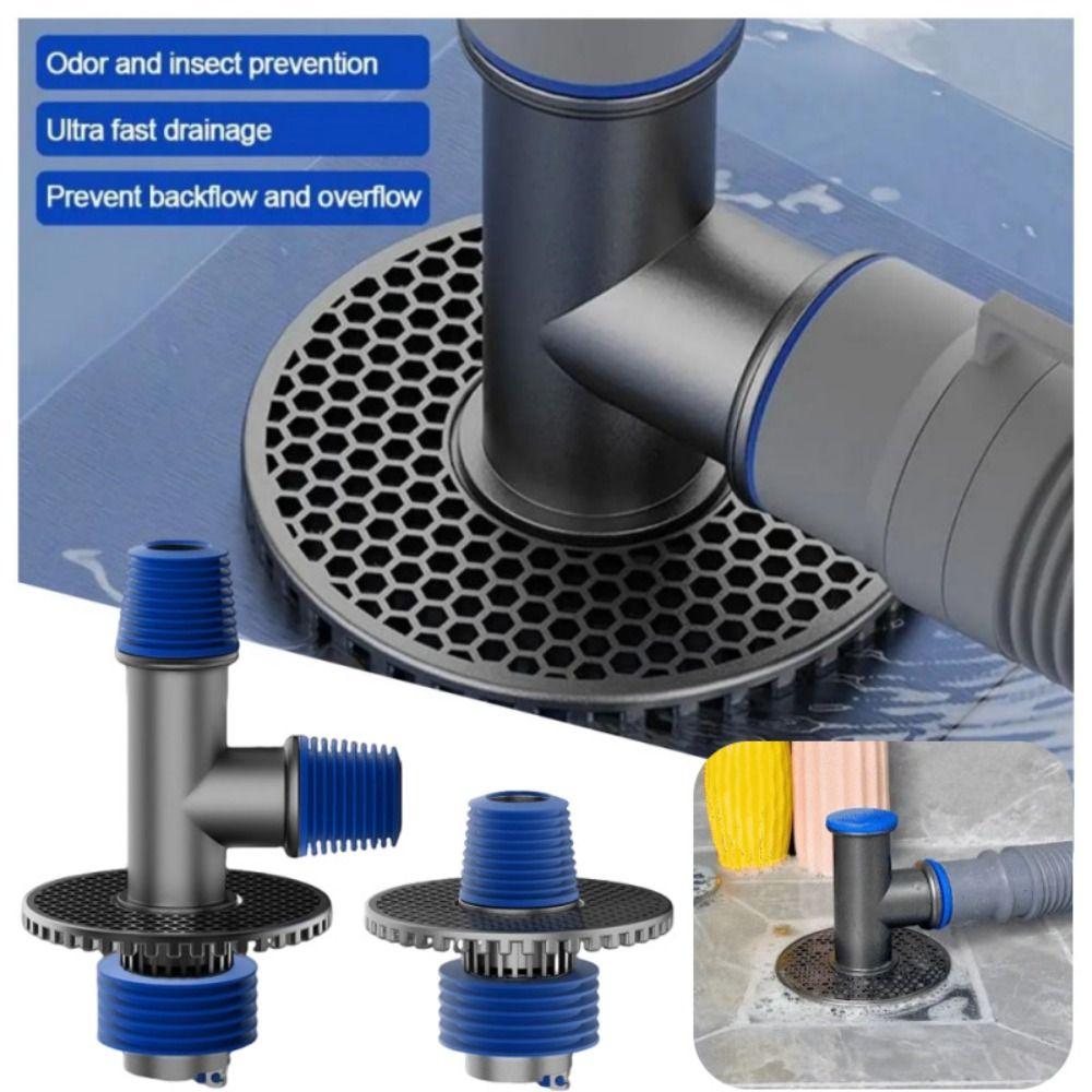 Tee Joint Floor Drain Adapter Multi-functional Sealing Ring Adapter Sewer Connector Bathroom Connect 1 Tube
Tee Joint Floor Drain Adapter Multi-functional Sealing Ring Adapter Sewer Connector Bathroom Connect 1 Tube