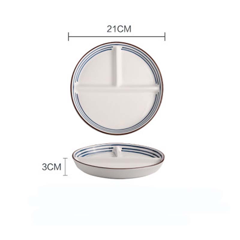 Japanese-style Ceramic Sub-divided Dinner Plate Household Children s Three-compartment Sub-plate Breakfast Plate Fruit Plate
Japanese-style Ceramic Sub-divided Dinner Plate Household Children s Three-compartment Sub-plate Breakfast Plate Fruit Plate