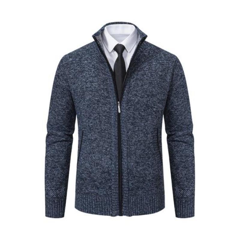 Yousheng Men Sweater Coat Zip-up Stand Collar Long Sleeves Solid Color Plus Size Slim Fit Thick Outerwear Elastic Daily Casual Autumn Winter Jacket 4XL синій
Yousheng Men Sweater Coat Zip-up Stand Collar Long Sleeves Solid Color Plus Size Slim Fit Thick Outerwear Elastic Daily Casual Autumn Winter Jacket 4XL синій