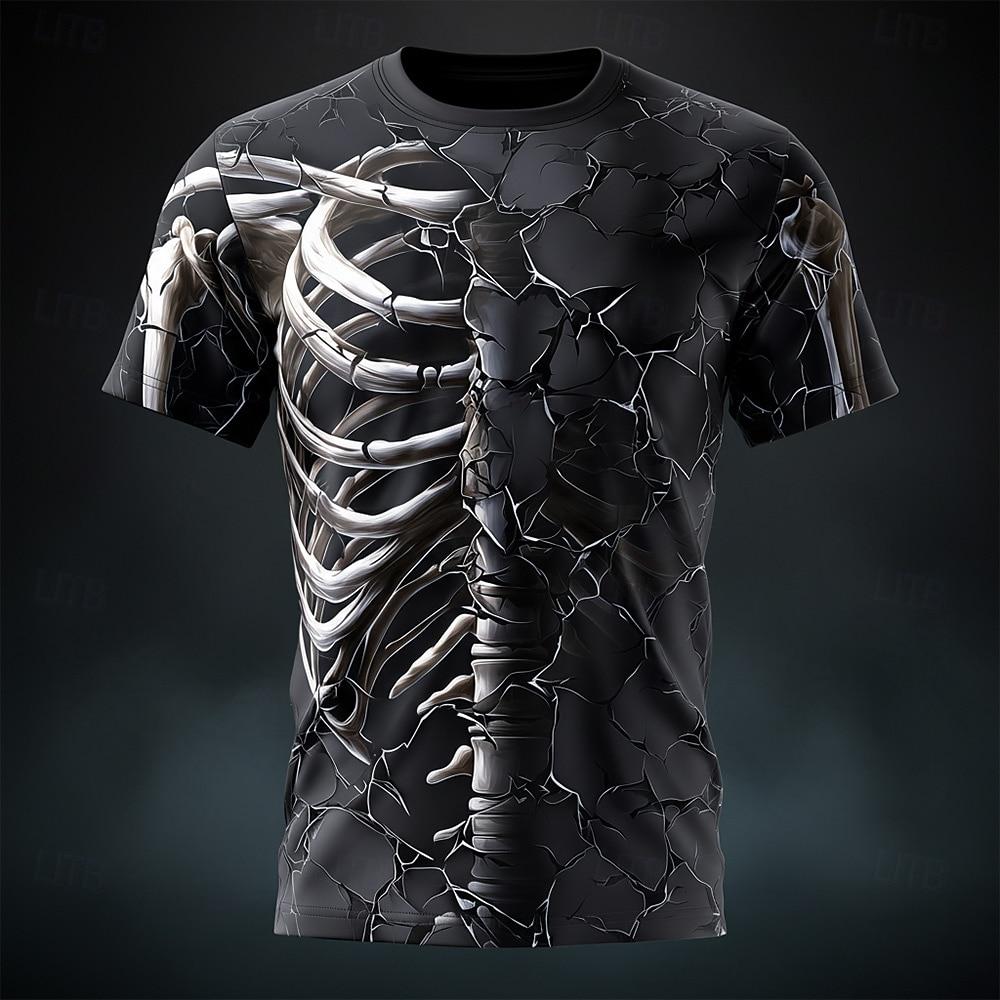 Men s Skull Optical Illusion 3D T Shirt Short Sleeve T shirt 3D Print Crew Neck Shirt Exaggerated Designer Daily Club Party Silver Dark Gray Gray S
Men s Skull Optical Illusion 3D T Shirt Short Sleeve T shirt 3D Print Crew Neck Shirt Exaggerated Designer Daily Club Party Silver Dark Gray Gray S