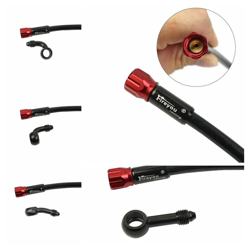 Motorcycle Brake Hose Dirt Bike Braided Steel Hydraulic Reinforce Brake Line Clutch Oil Tube Pipe Universal Scooter AN3 ATV Moto 400mm
Motorcycle Brake Hose Dirt Bike Braided Steel Hydraulic Reinforce Brake Line Clutch Oil Tube Pipe Universal Scooter AN3 ATV Moto 400mm