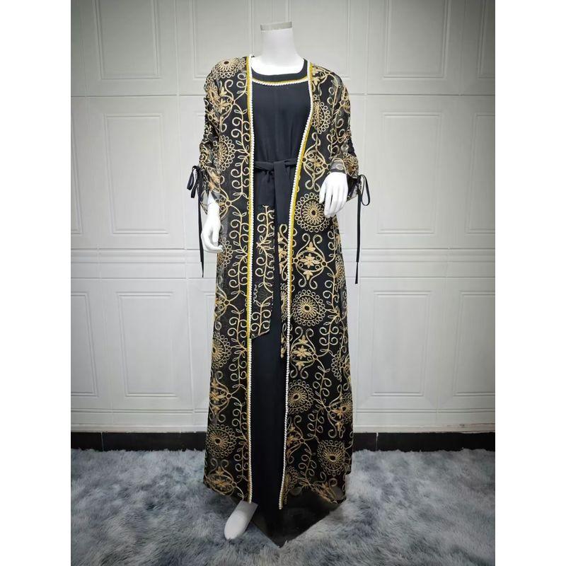 Ближний Восток Саудовская Аравия Вышитое платье-халат Комплект из двух предметов Вышитое платье Комплект из двух предметов Black L
Ближний Восток Саудовская Аравия Вышитое платье-халат Комплект из двух предметов Вышитое платье Комплект из двух предметов Black L