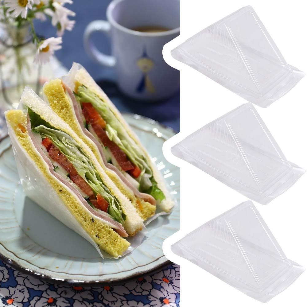 100 Pcs Integrated Lid Design Disposable Sandwich Packaging Box Triangle Food Container Picnic 100pcs
100 Pcs Integrated Lid Design Disposable Sandwich Packaging Box Triangle Food Container Picnic 100pcs