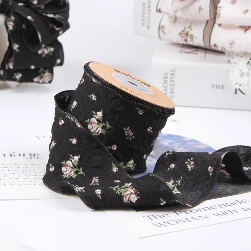 5Yards 50mm Double Sided Wrinkled Floral Chiffon Ribbon for Clothing Sewing DIY Hair Bows Hat Decor Craft Accessories Supply 50mm-5yards чёрный
5Yards 50mm Double Sided Wrinkled Floral Chiffon Ribbon for Clothing Sewing DIY Hair Bows Hat Decor Craft Accessories Supply 50mm-5yards чёрный