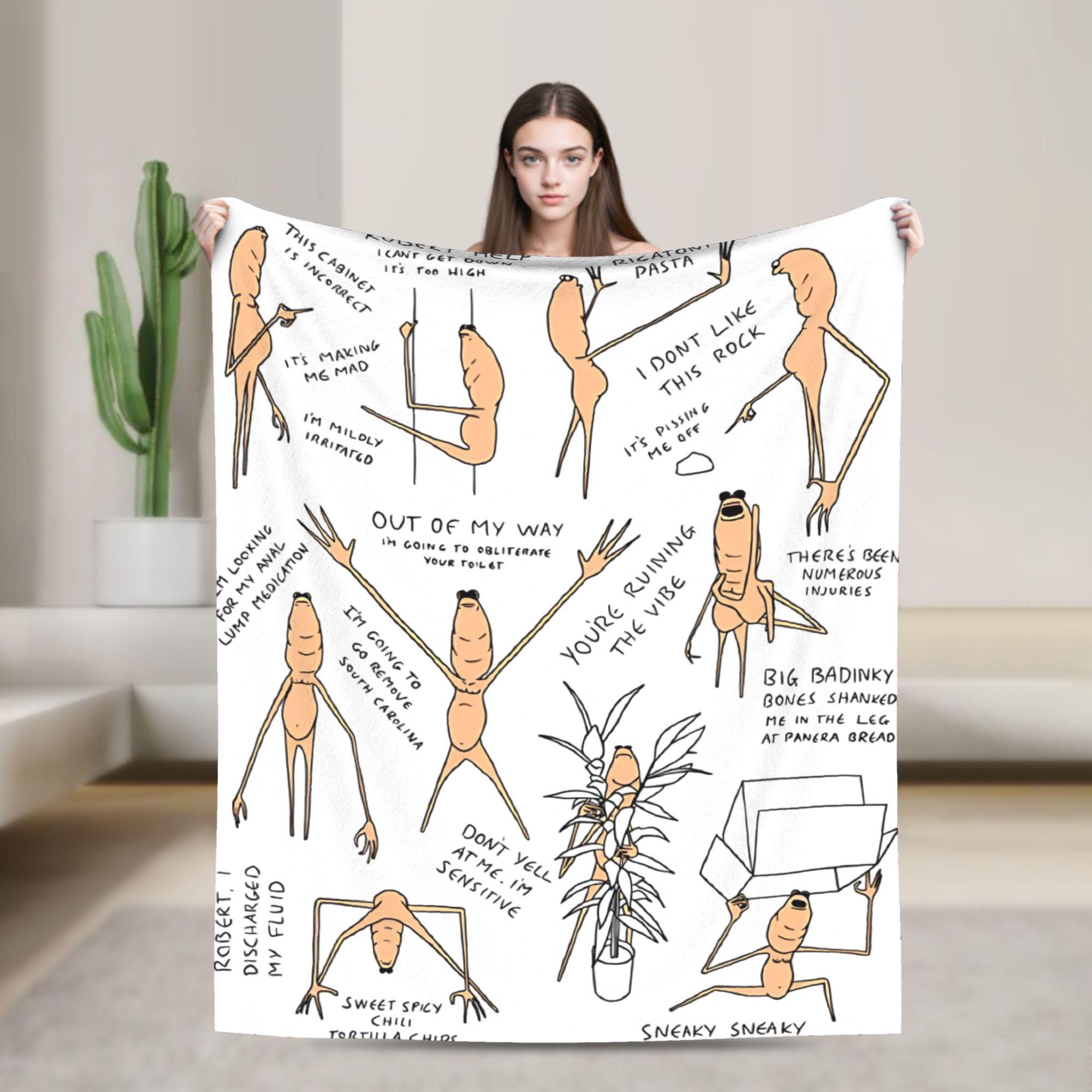 Marcus The Worm Funny Meme Wool Blanket Vintage Throw Blankets for Sofa Bedding Lounge 150*125cm Plush Thin Quilt 100x150cm
Marcus The Worm Funny Meme Wool Blanket Vintage Throw Blankets for Sofa Bedding Lounge 150*125cm Plush Thin Quilt 100x150cm