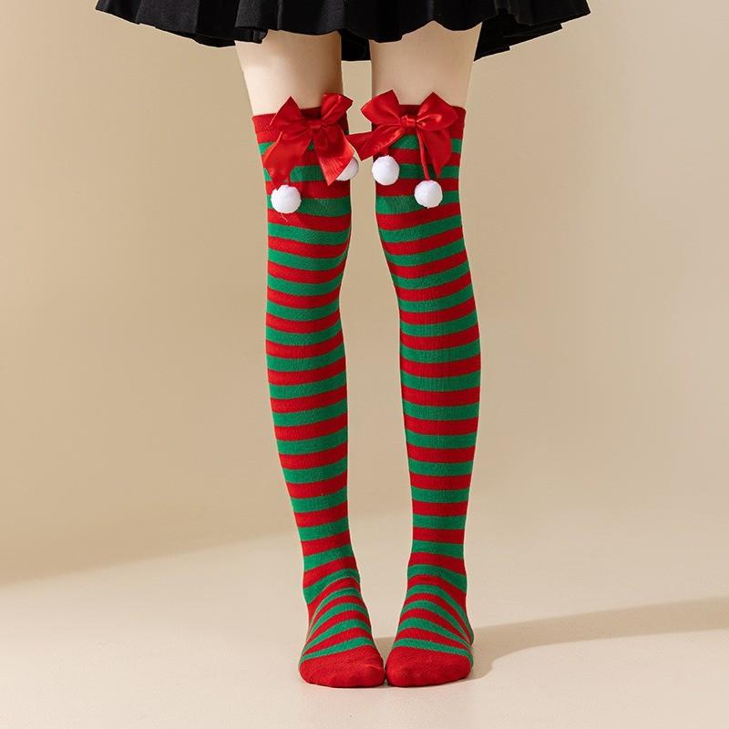Женские носки Новогодний подарок Полосатые Рождественские украшения Высокие носки Хлопок Длинные чулки Девушки Полосатые гольфы One size
Женские носки Новогодний подарок Полосатые Рождественские украшения Высокие носки Хлопок Длинные чулки Девушки Полосатые гольфы One size