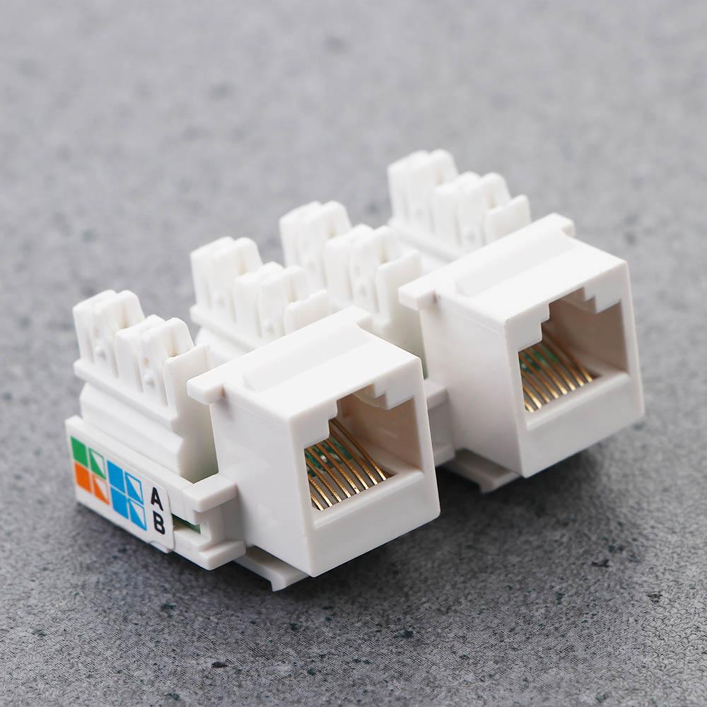 Plug Ethernet Adapter Network Adapter Network Module RJ45 Connector Network Jack CAT6/CAT5E
Plug Ethernet Adapter Network Adapter Network Module RJ45 Connector Network Jack CAT6/CAT5E