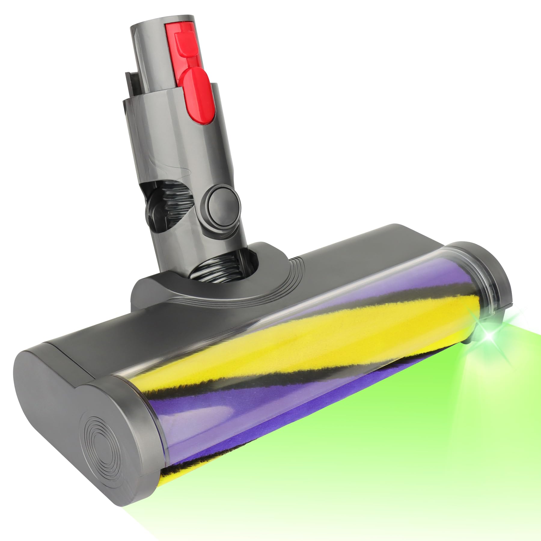 Совместимо с пылесосом Dyson Gen5 V15 V11 V10 V8 V7. Мягкая роликовая чистящая головка с зеленой оптической светодиодной подсветкой. Сменная насадка для жесткого серый
Совместимо с пылесосом Dyson Gen5 V15 V11 V10 V8 V7. Мягкая роликовая чистящая головка с зеленой оптической светодиодной подсветкой. Сменная насадка для жесткого серый