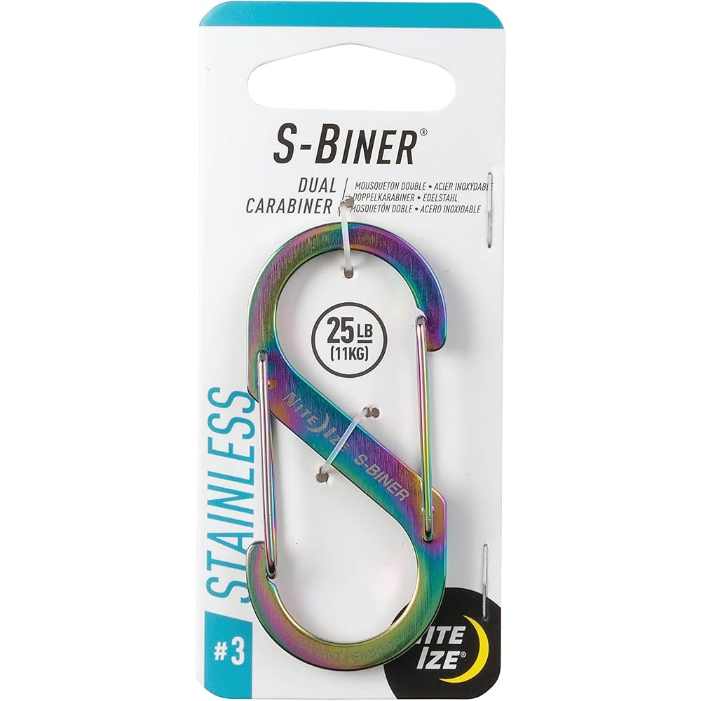 Nite Ize S-Biner Stainless Steel Carabiner #3 Spectrum Multi-Use Clip 3.5 in
Nite Ize S-Biner Stainless Steel Carabiner #3 Spectrum Multi-Use Clip 3.5 in