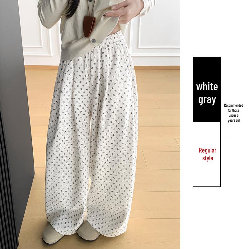 Korean Style High Waist Floral Pants: Women s Slimming Wide-Leg Trousers, Spring/Autumn, Floor-Length Medium
Korean Style High Waist Floral Pants: Women s Slimming Wide-Leg Trousers, Spring/Autumn, Floor-Length Medium